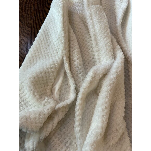 Anthropologie Cream Textured Vest - Picture 4 of 8